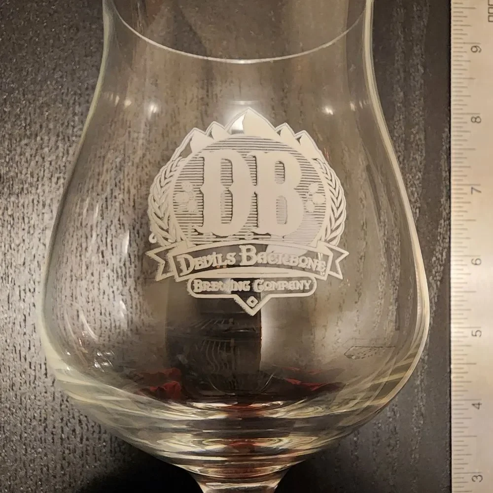 Devil's Backbone Peak Series Set of TWO (2) Tulip Goblet Beer Glasses